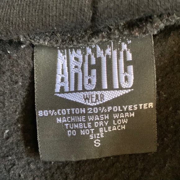 Crooks & Castles Pullover Hoodie Sweater Black with Gold Colour Lettering Sz Sm - Picture 4 of 6